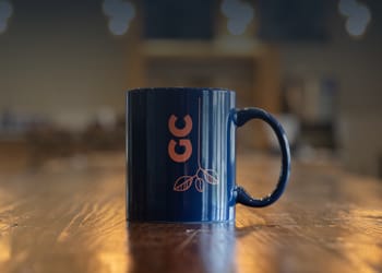 FEA coffee mug on a table