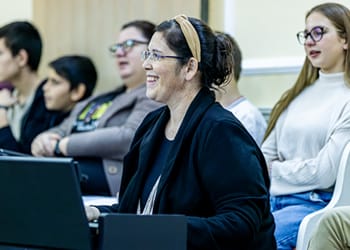 People in a classroom